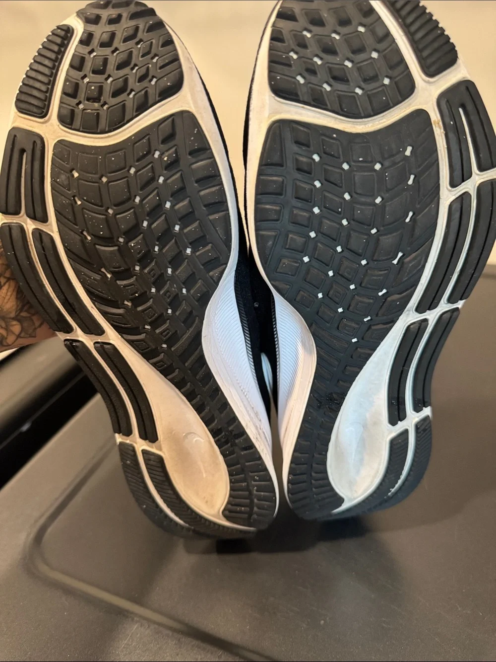 Nike Women's Black and White Running Shoes